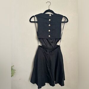 Forever 21 little black dress with detailed back.